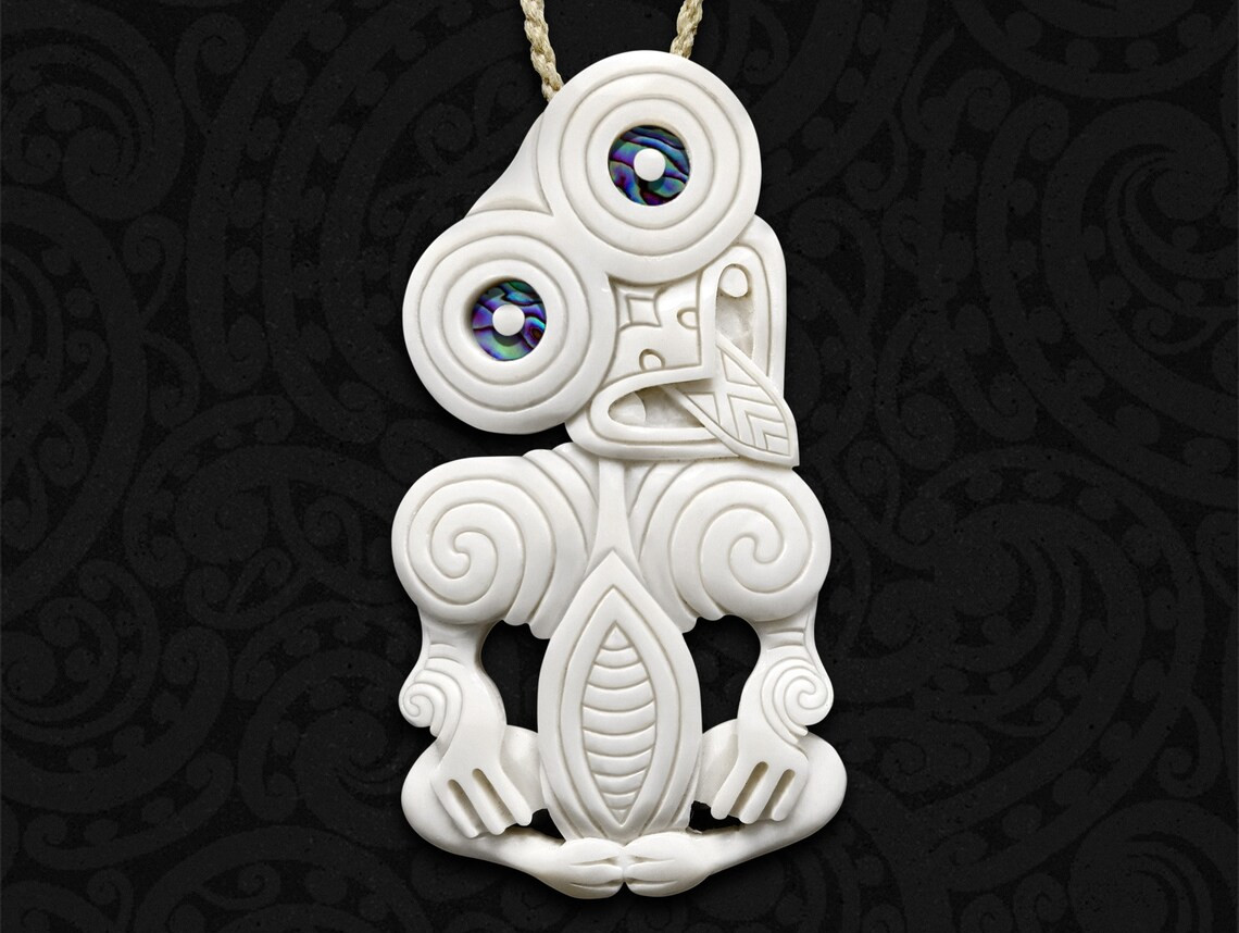 Maori Bone Necklace from TuwharetoaBone