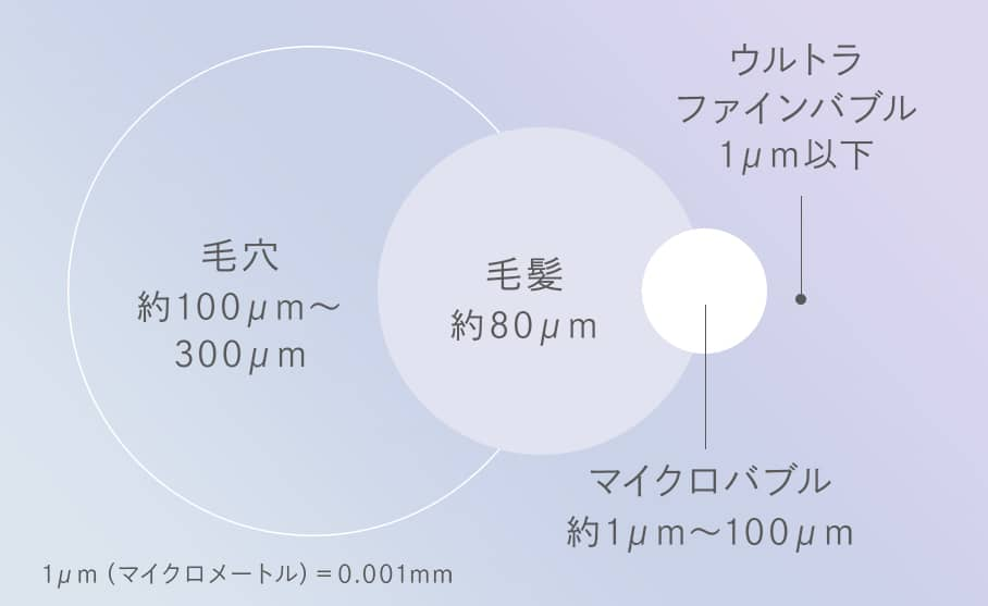 バブルの大きさ　