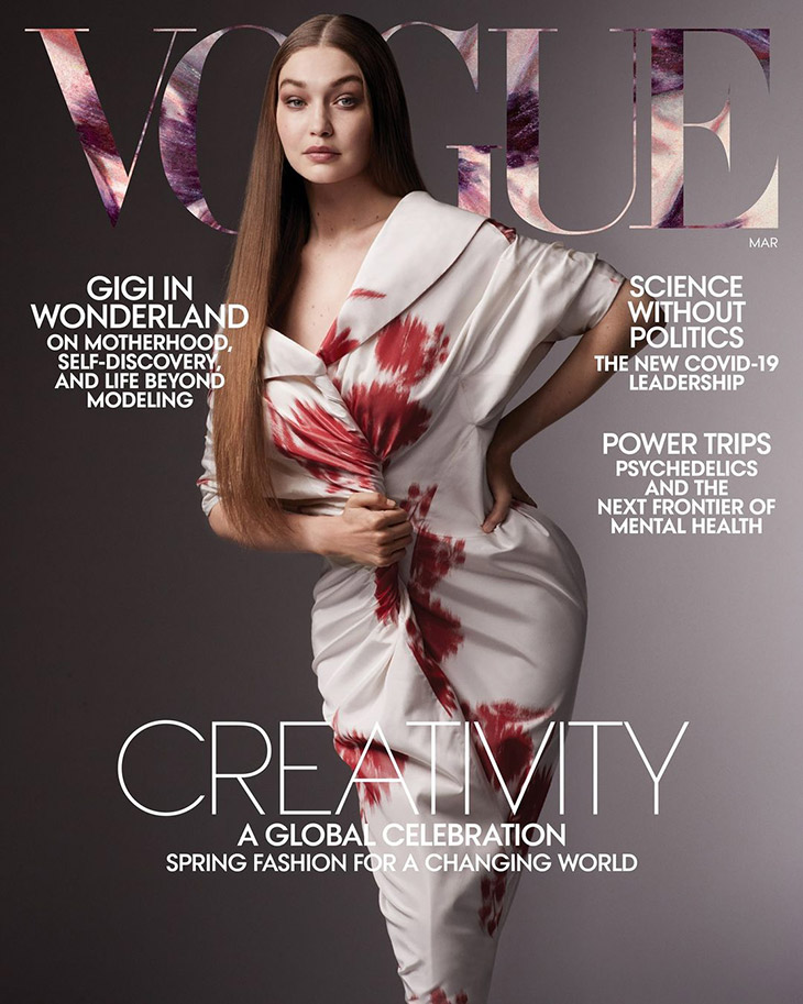 Gigi Hadid is the Cover Star of American Vogue March 2021 Issue
