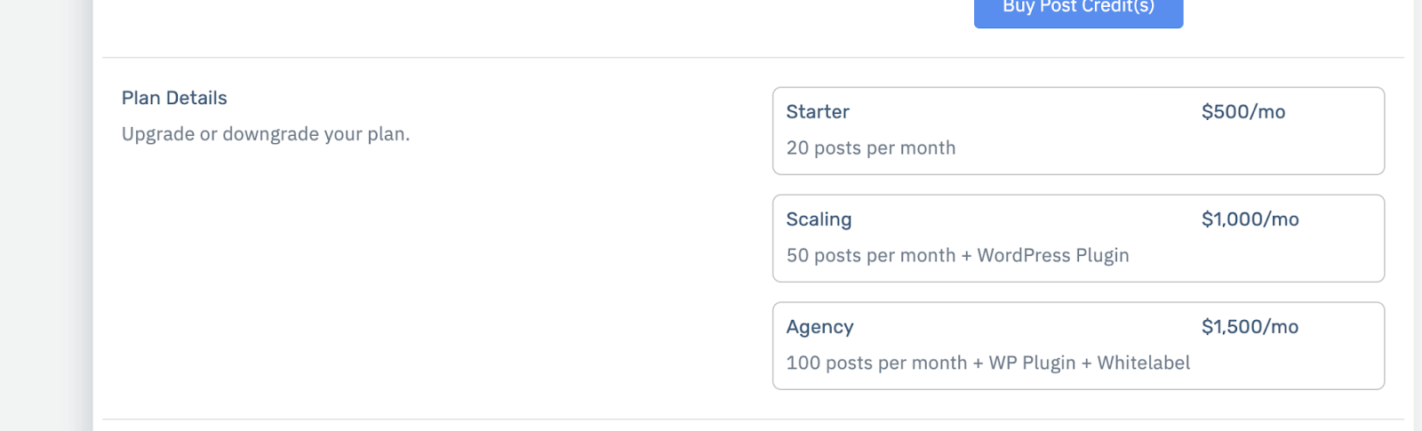 Jasper vs Content at Scale - content at scale pricing