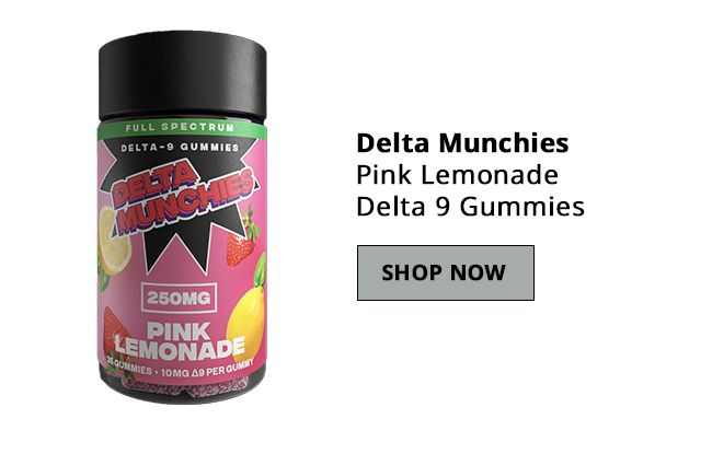 Delta Munchies Pink Lemonade Delta-9 Gummies