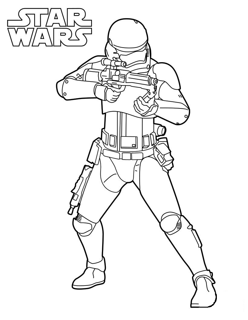 Stormtrooper Coloring Pages