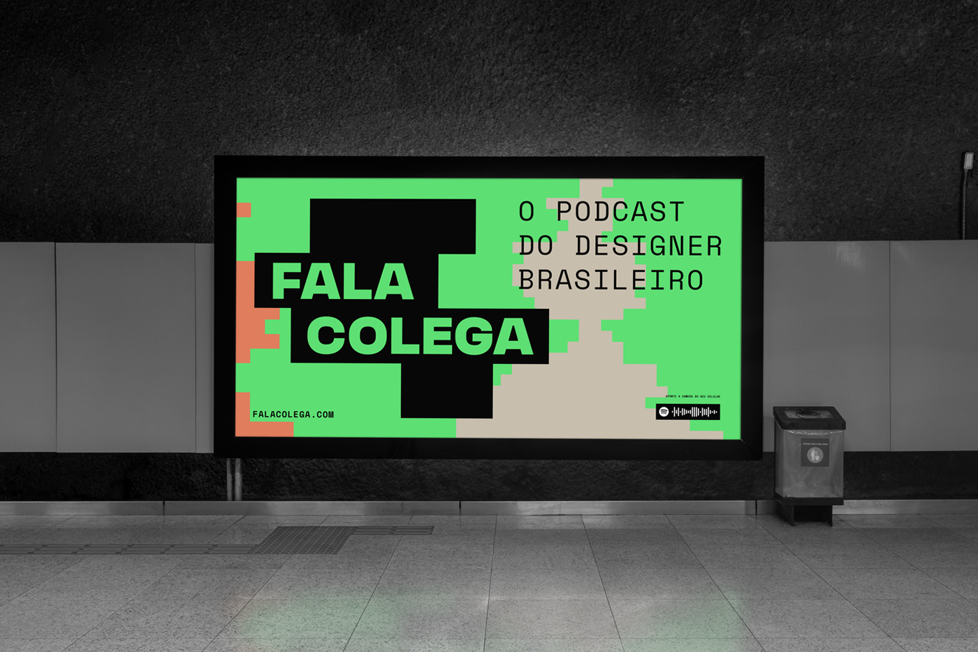 Audio broadcast Fala Colega muisc podcast Radio Station sound waveform