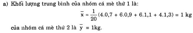 Hướng dẫn giải bài 2 phương sai và độ lệch chuẩn