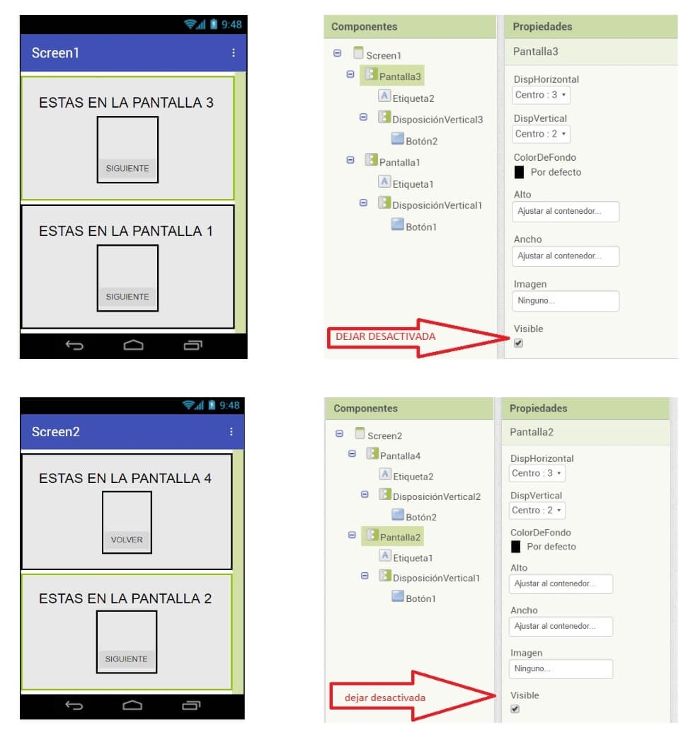 Solución limite de pantallas App Inventor 2.