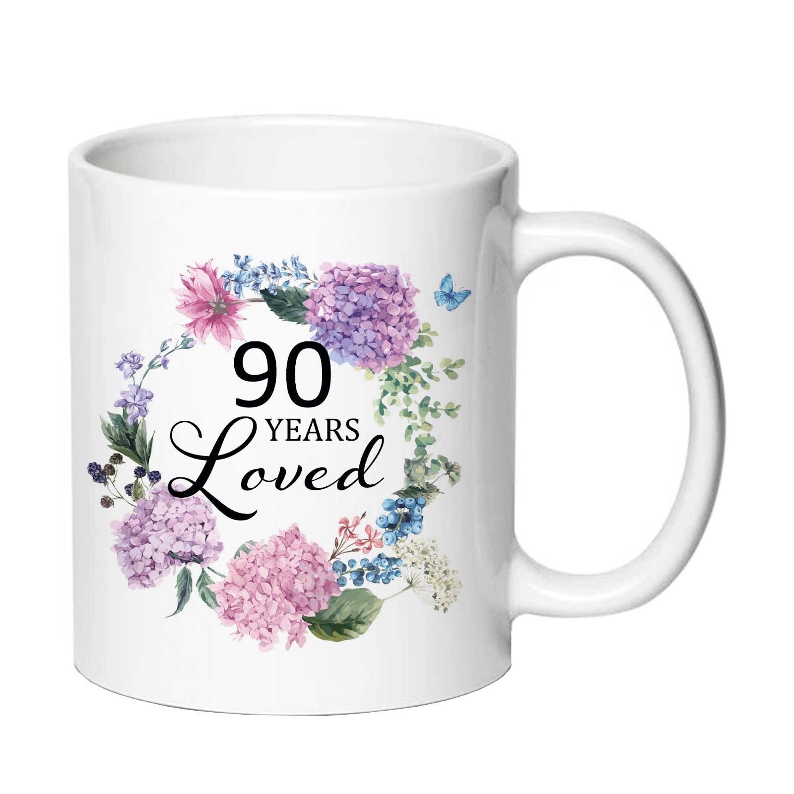 90 Years Loved Coffee Mug