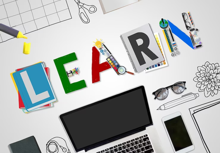 Image with ‘learn’ education studying concept.