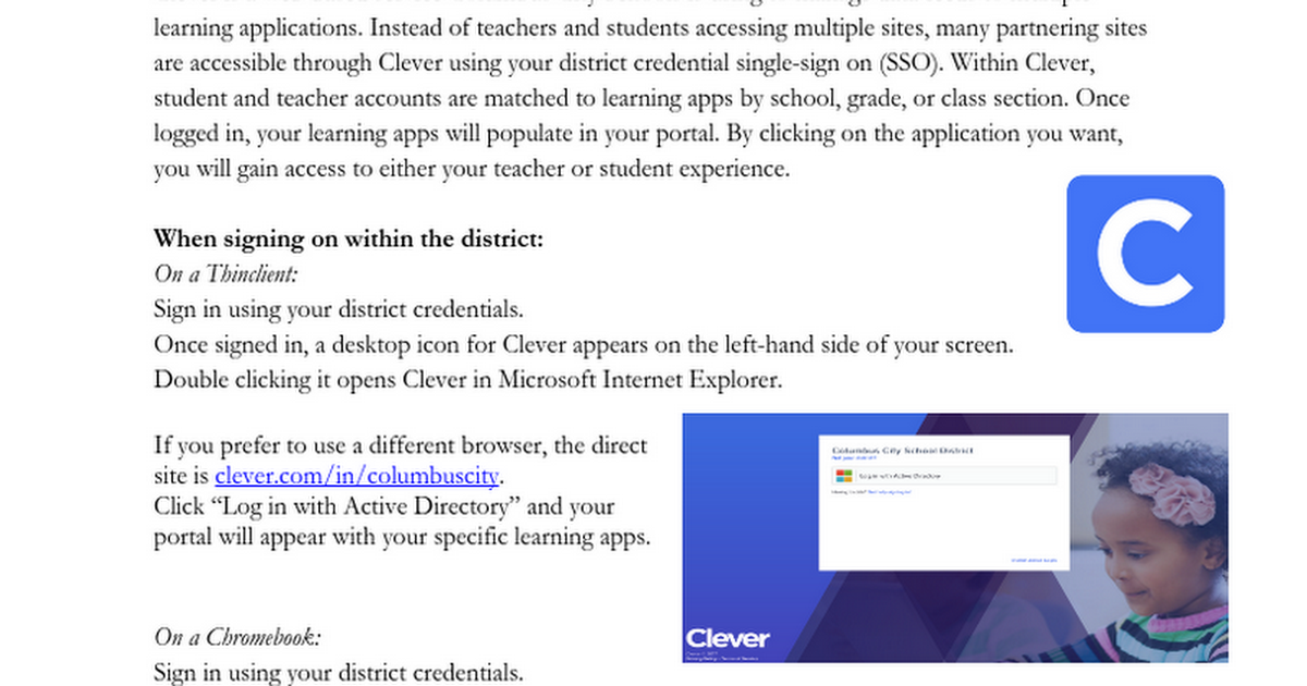 CCS Clever Directions.docx