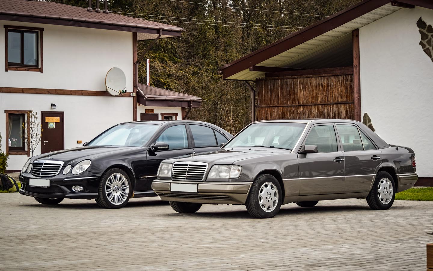 different generations of a mercedes model facelifted