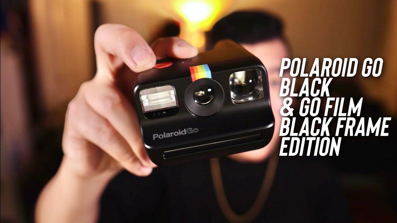 Polaroid Go Black & Go Film Black Frame Edition - YouTube