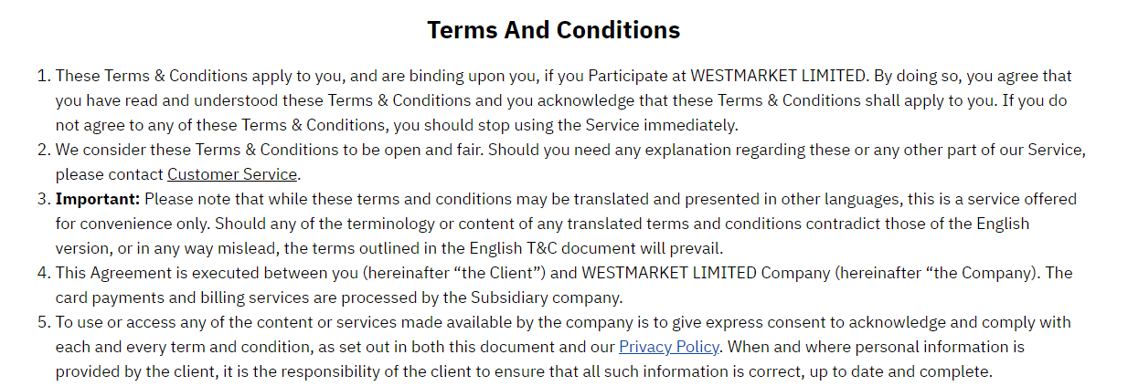 Westmarket Limited: отзывы реальных клиентов. Доверять брокеру или нет?