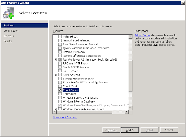 How to Configure Telnet Server on Windows Server 2008 – Microsoft Geek
