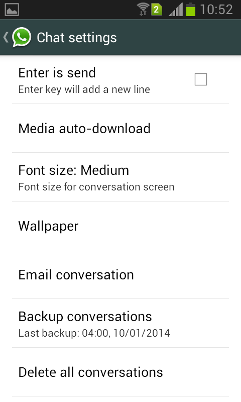 print whatsapp messages