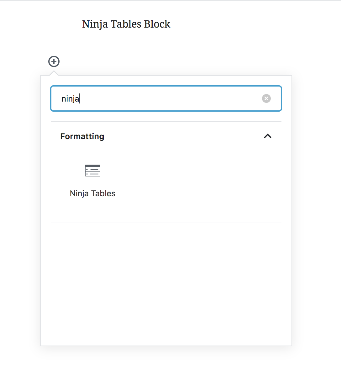 WtodPress table plugin ninja Tables
