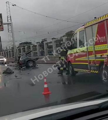 Авария возле железнодорожного вокзала