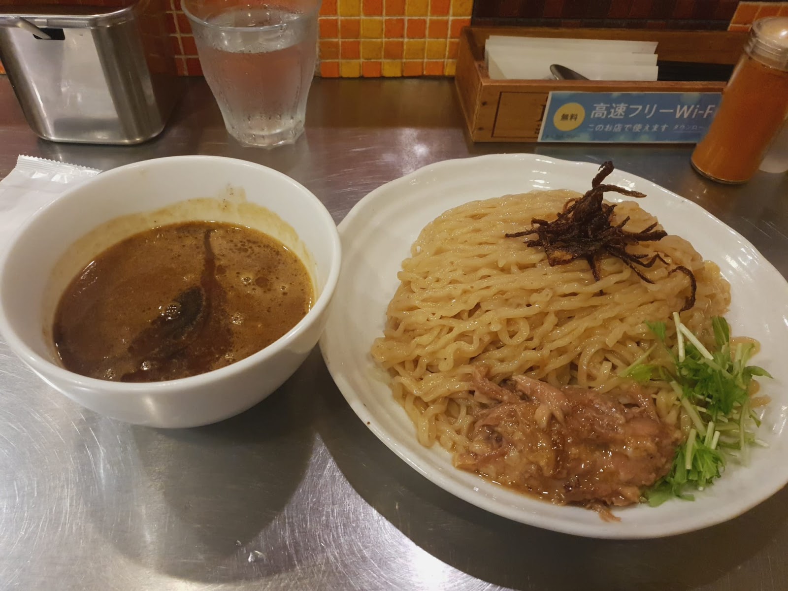 curry tsukemen at Mannen Curry