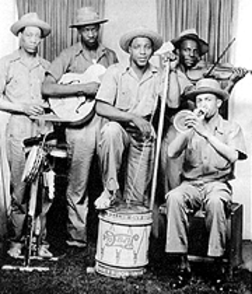 a turn-of-the-century jug band