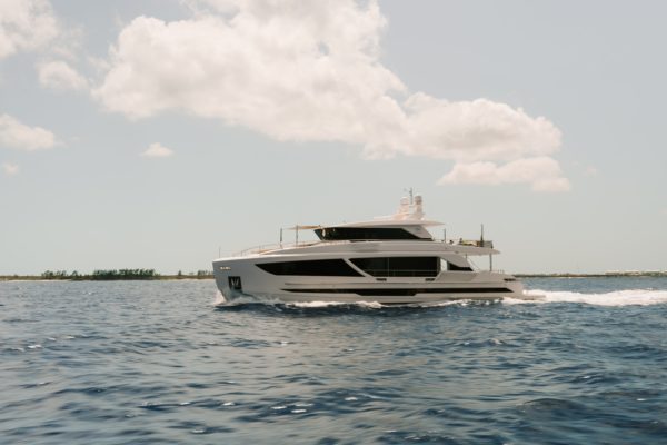motor yacht boat on the water