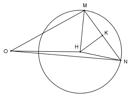 493. Trong không gian (Oxyz), cho điểm (Aleft( {0,;,1,;,9} right)) và mặt cầu (left( S right)) có phương trình: ({left( {x - 3} right)^2} + {left( {y - 4} right)^2} + {left( {z - 4} right)^2} = 25). Gọi (left( C right)) là giao tuyến của (left( S right)) với mặt phẳng (left( {Oxy} right)). Lấy hai điểm (M); (N) trên (left( C right)) sao cho (MN = 2sqrt 5 ). Khi tứ diện (OAMN) có thể tích lớn nhất thì đường thẳng (MN) đi qua điểm nào trong số các điểm dưới đây?</p> 2