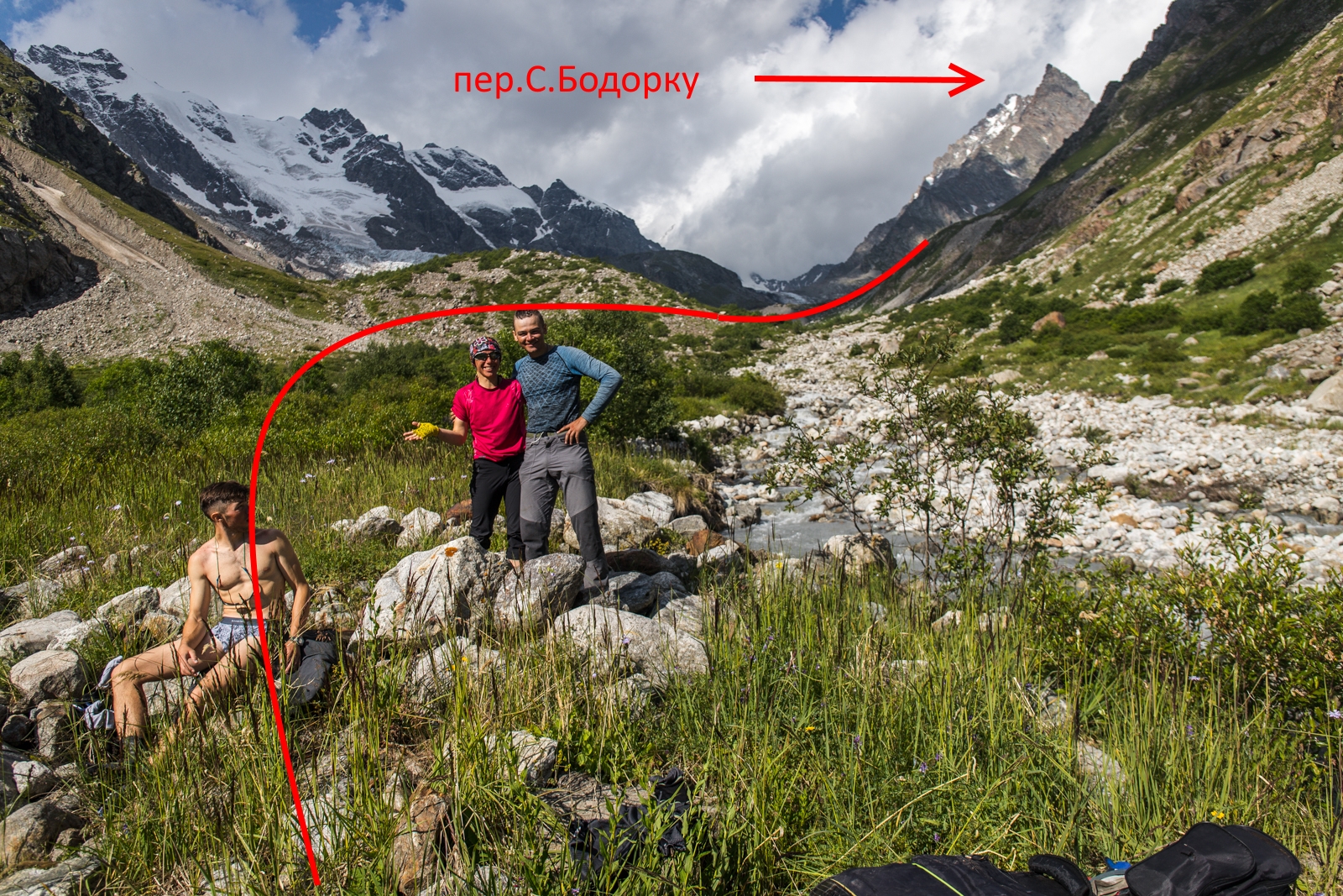 Отчет о спортивном горном походе четвертой категории сложности  по Центральному Кавказу 
