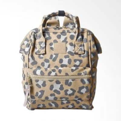 Best Women's Backpack Anello mini leopard pattern