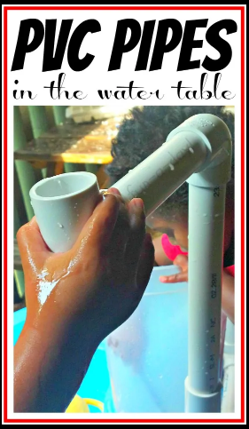  Install a PVC Challenge in the Water Table at Both Your Home and School