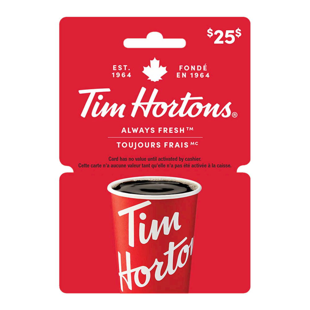 Tim Hortons Gift Card