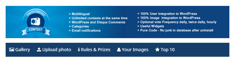 Plugin do WordPress para concurso de fotos