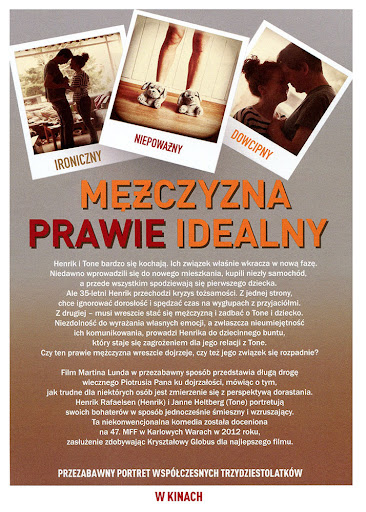 Tył ulotki filmu 'Mężczyzna prawie idealny'