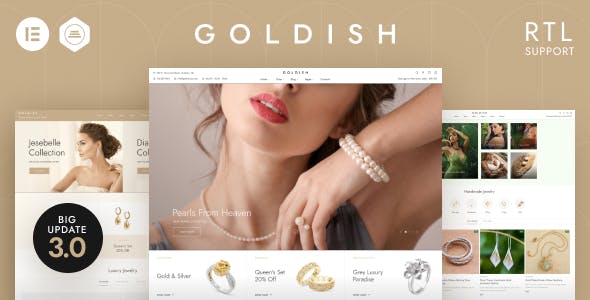 Goldish - Jewelry Store WooCommerce Theme