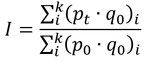Formel zur Berechnung der Inflation nach Laspeyres