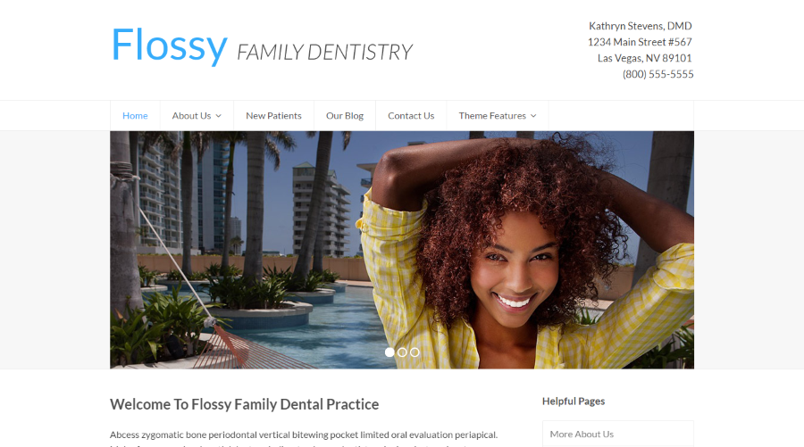 Tema WordPress Total Odontologia