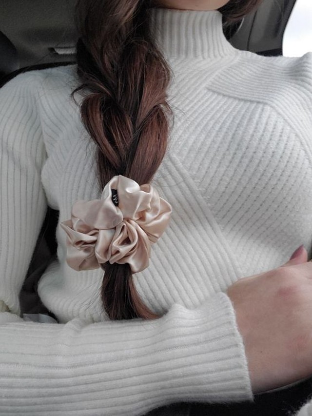 scrunchie cetim