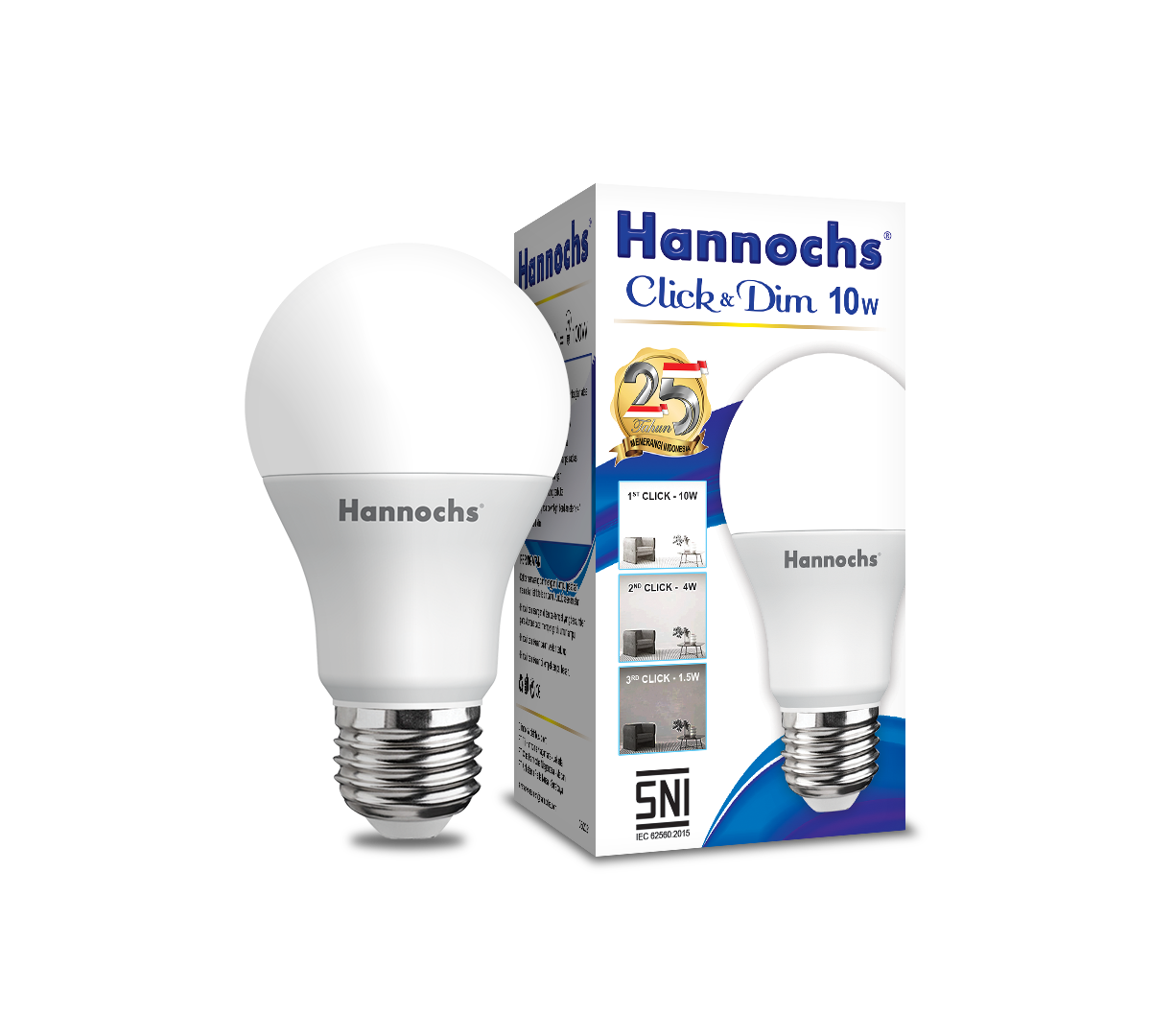 lampu hannochs LED New Click & Dim