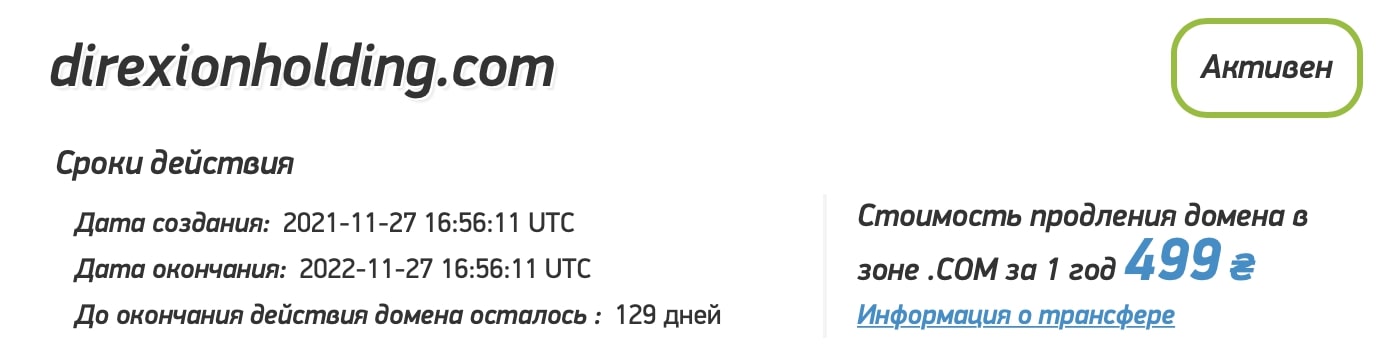 Direxion Holding: отзывы о работе компании в 2022 году