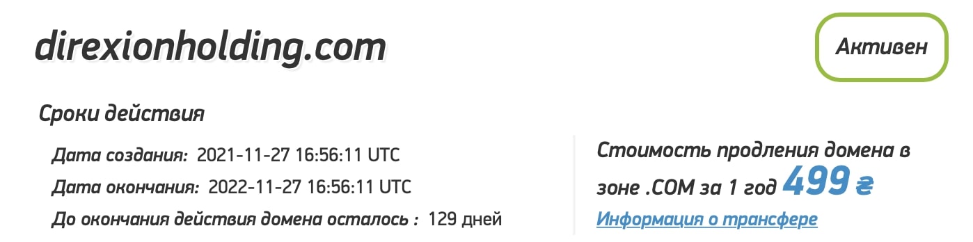 Direxion Holding: отзывы о работе компании в 2022 году