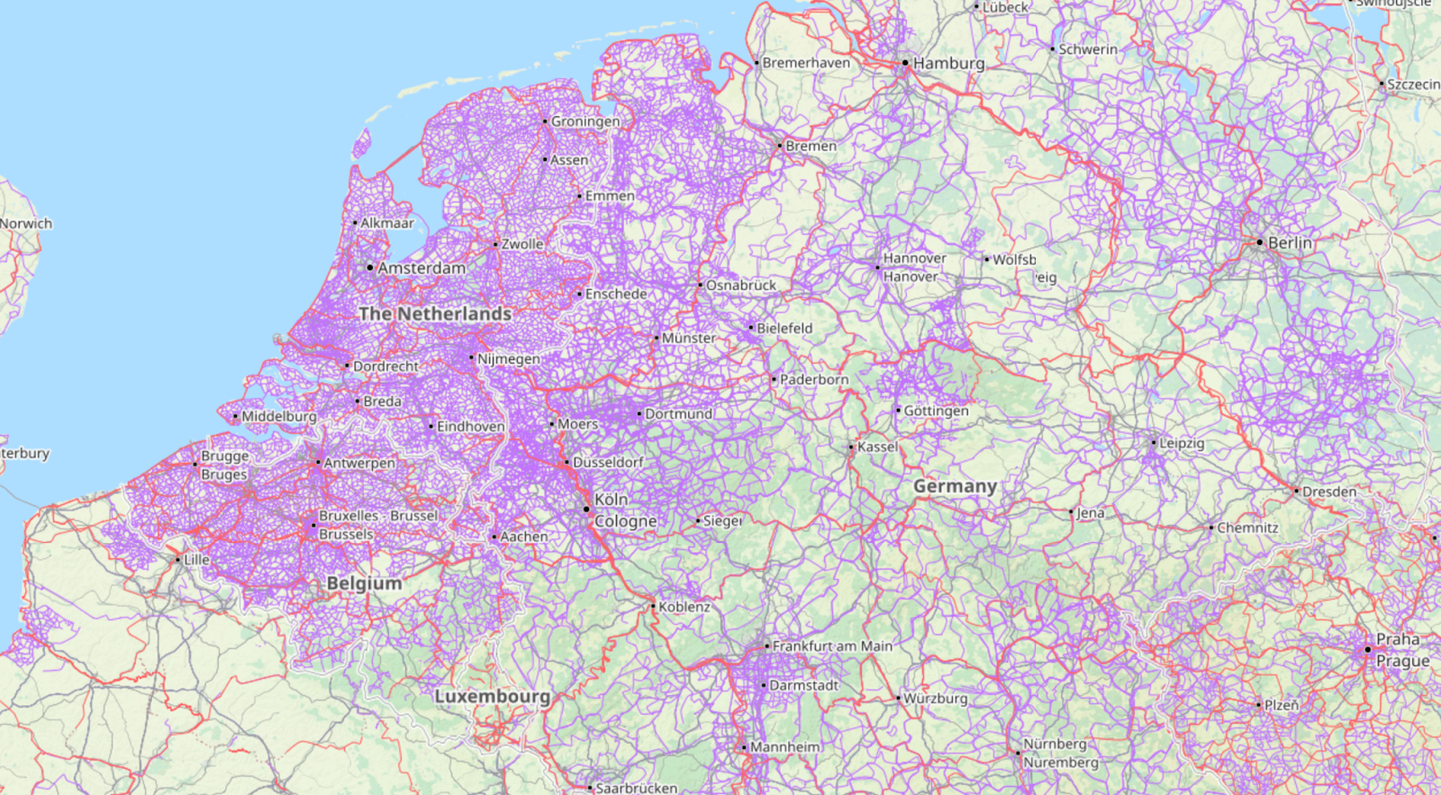 cycle-paths-in-the-netherlands-map