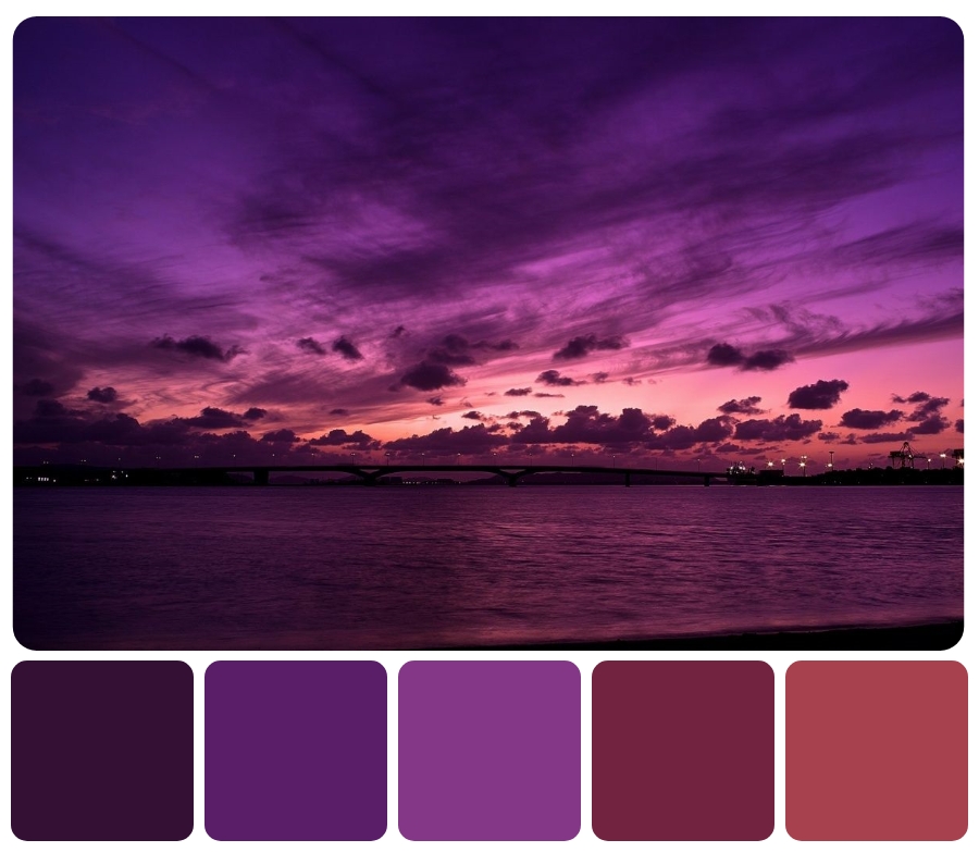 pink sunset Color Palette