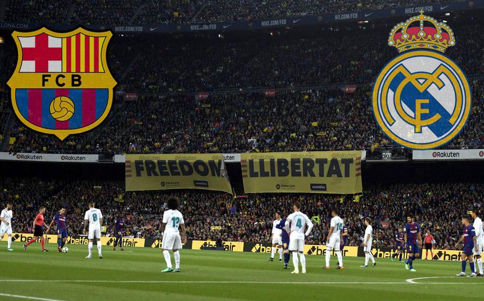 El Clásico entre Barcelona y Real Madrid estaba programado para el 26 de octubre. (AFP)