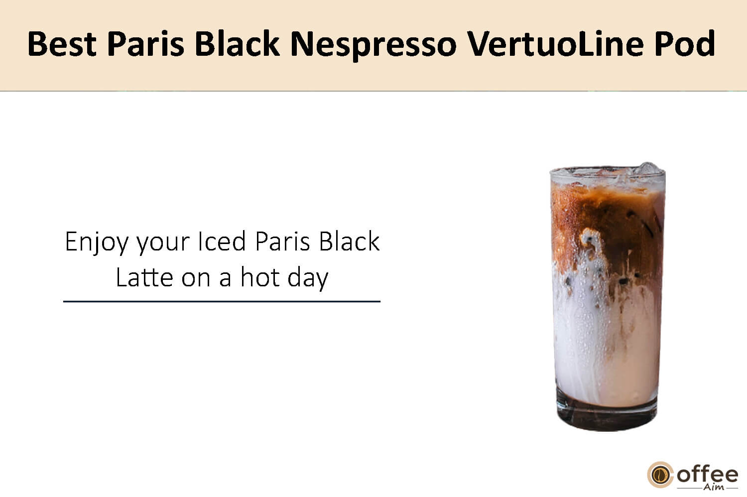 In this image, I elucidate the preparation instructions for crafting the finest Nespresso Paris Black Vertuo coffee pod.