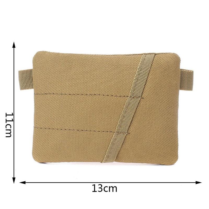 Outdoor Camping Pack Bag Pouch Coin Purse Wallet Nylon Zip Hiking Mini Bag UK