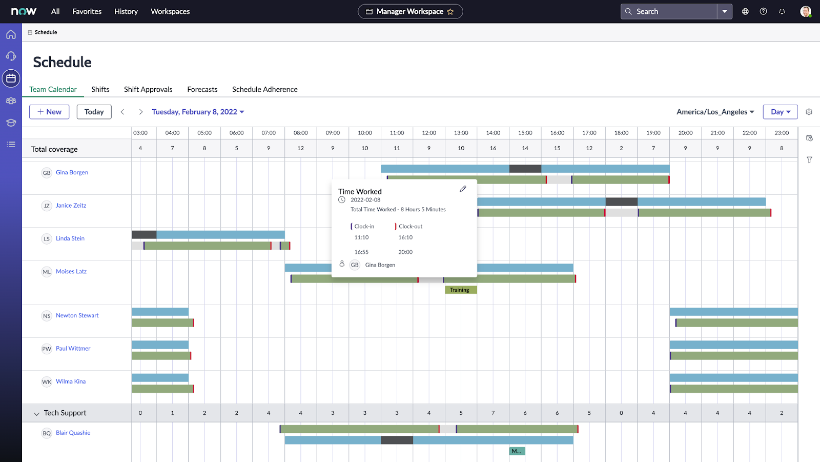 ServiceNow Customer Service Managements scheduling feature