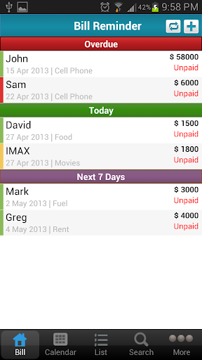 Bill Reminder Expense Tracker apk