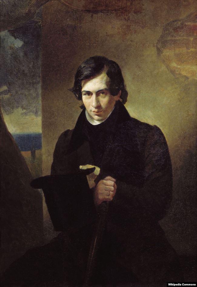 Нестор Кукольник (1809–1868) – письменник походженням із Закарпаття, драматург, поет, літературний критик, композитор, видавець, громадський діяч. Автор портрету – художник Карл Брюллов