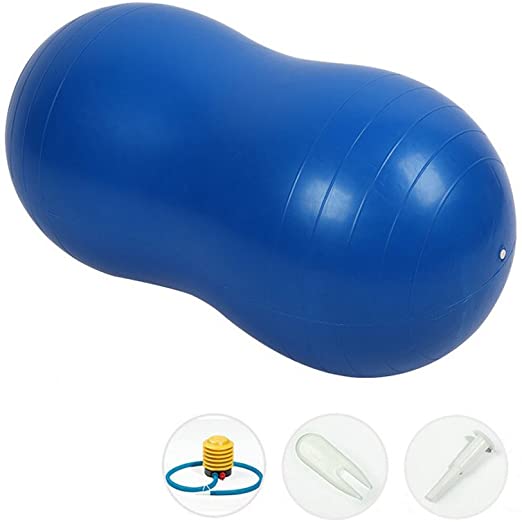 Yoga Peanut Ball Explosion-Proof Capsule ShapeBall,Relax&Massage Ball