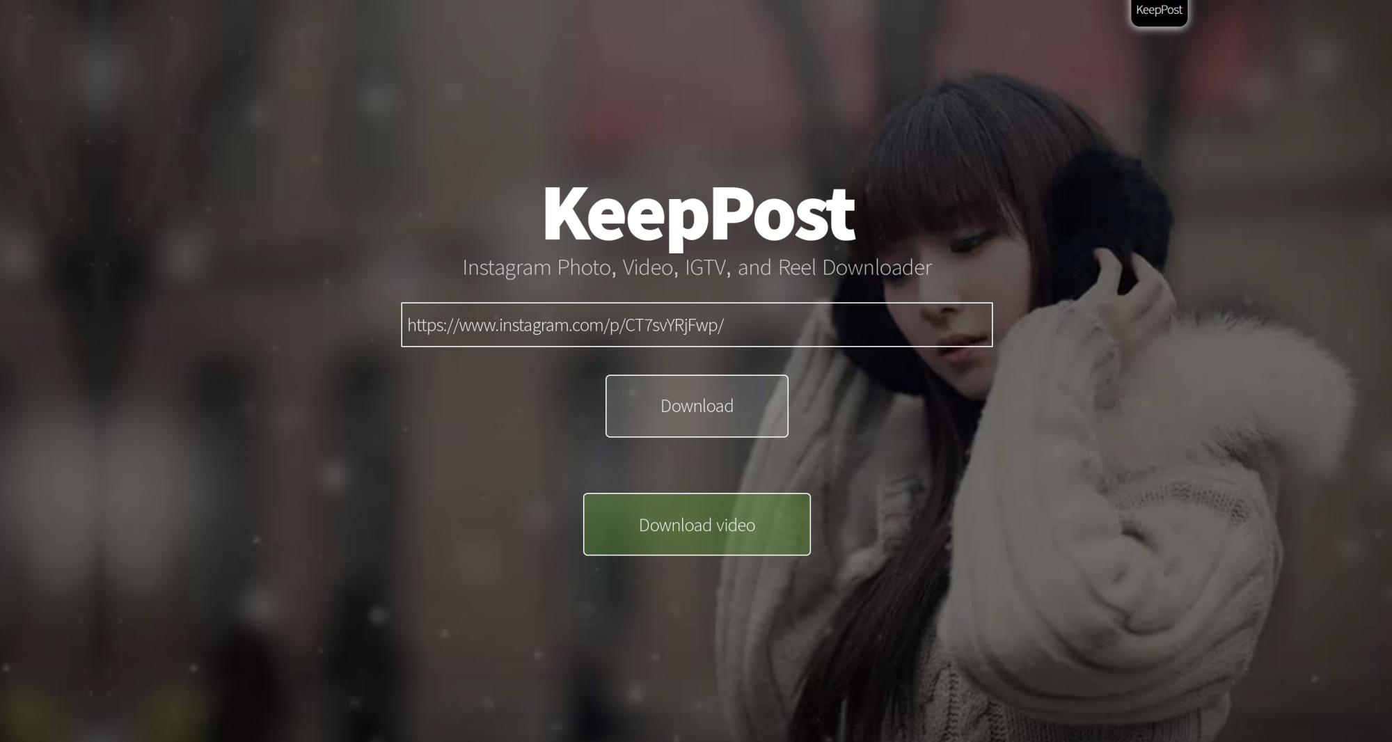 Aplikasi KeepPost Merupakan Salah Satu Cara Mendownload Video Dari Instagram
