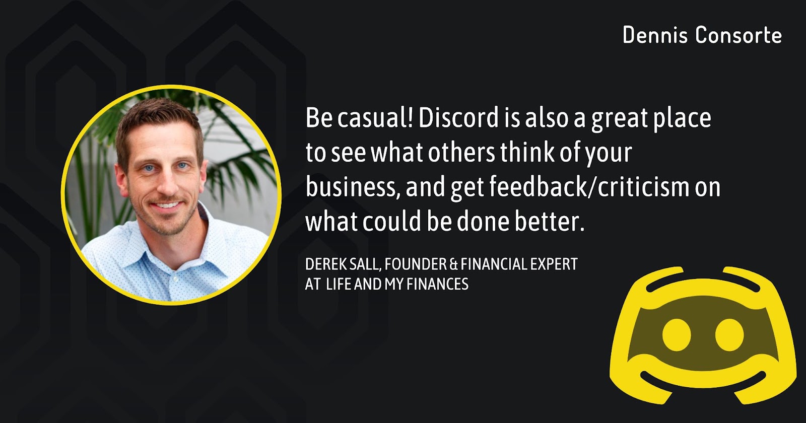 Derek Sall, Founder & Financial Expert, Life and My Finances