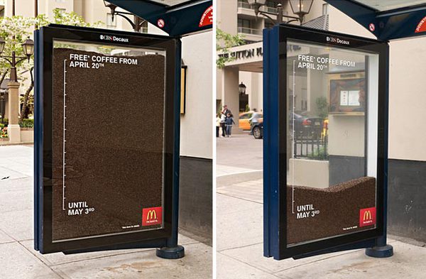 Độc đáo những ý tưởng quảng cáo ở bến xe bus 3