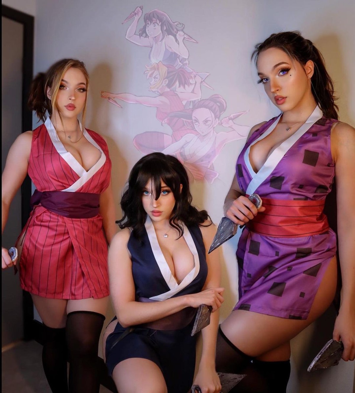 Esposas de Tengen Uzui cosplay missbricosplay