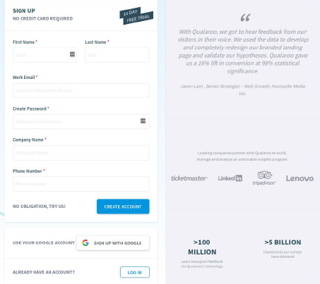 Medium Signup Page